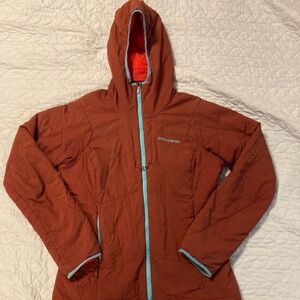 Patagonia Nano Air Puff Jacket with Hoody, Women’s Size Small, Red
